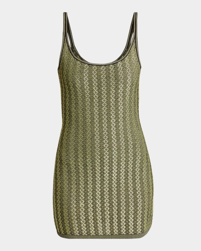 Marino Sleeveless Low-Back Mini Dress